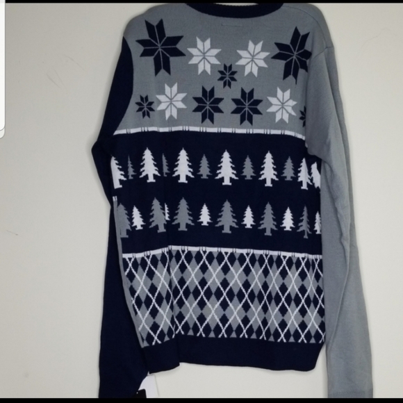 NFL APPAREL DALLAS COWBOYS CHRISTMAS SWEATER - Picture 7 of 7